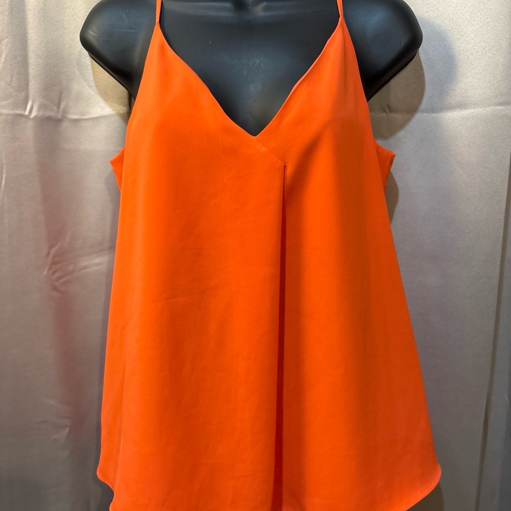 Uniqlo Vibrant Orange Camisole Top